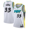 Dres Indiana Pacers Myles Turner Nike 2024-25 City Edition Bijela Swingman